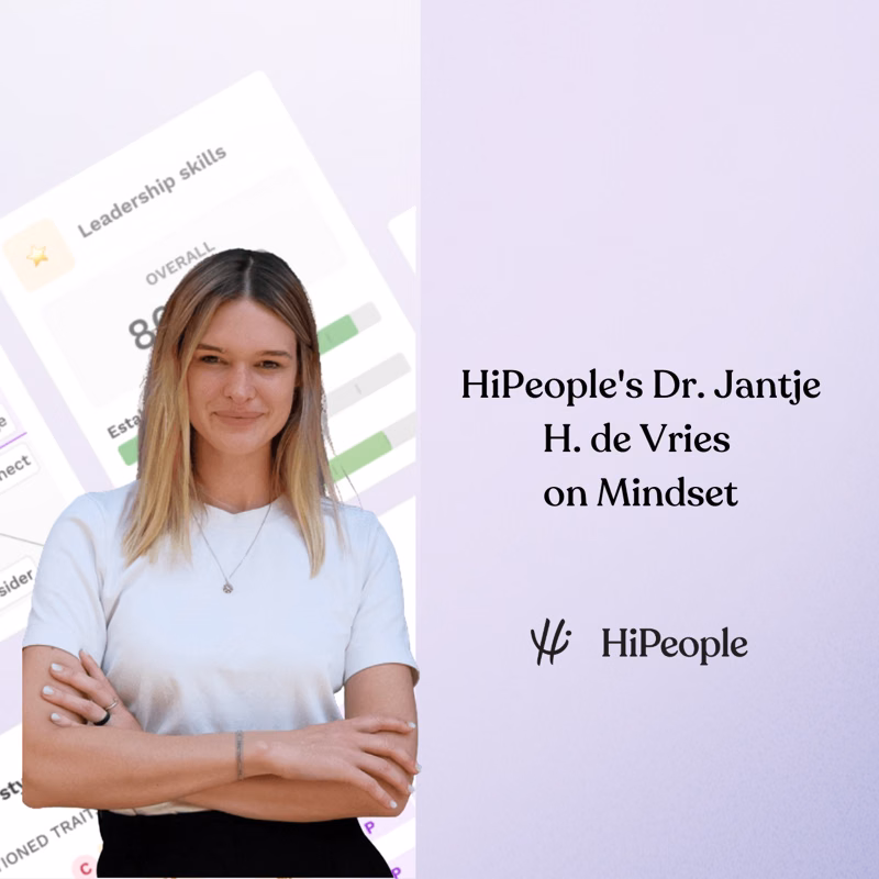 HiPeople’s Dr. Jantje H. de Vries on Mindset
