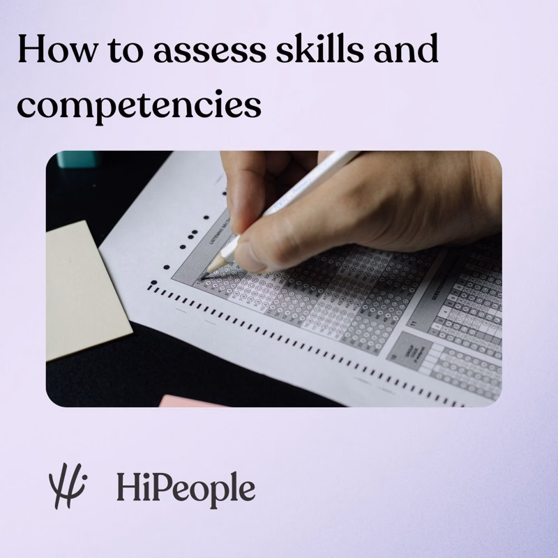 How to assess skills and competencies