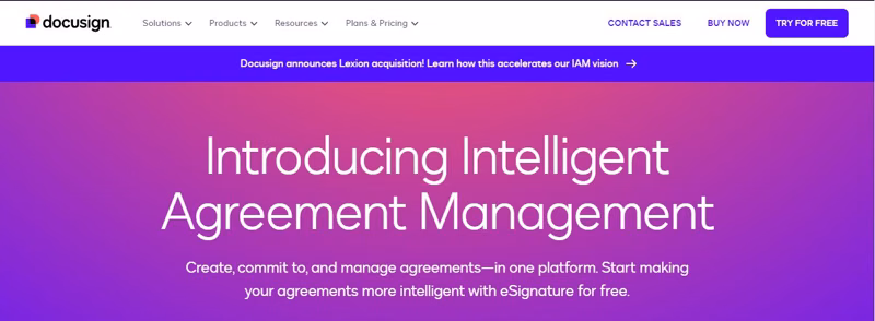 Docusign For Smooth and Efficient Electronic Signing