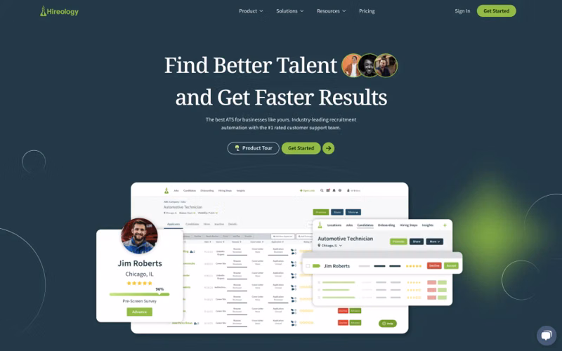 Hireology compared with HiPeople
