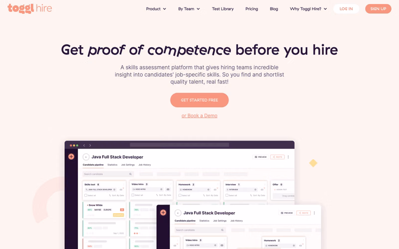 Toggl Hire compared with HiPeople
