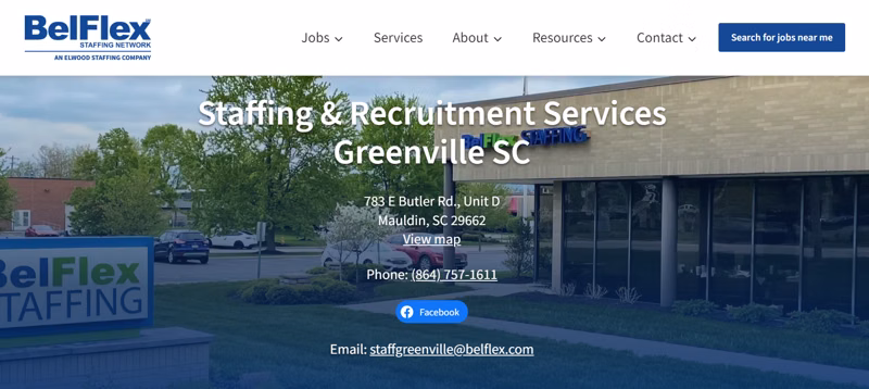 Belflex Staffing Greenville SC