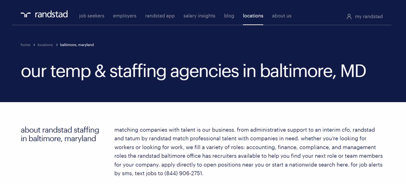 Randstad Baltimore