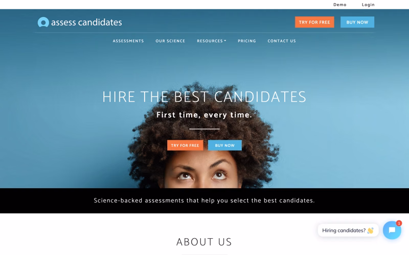 Assess Candidates compared with HiPeople