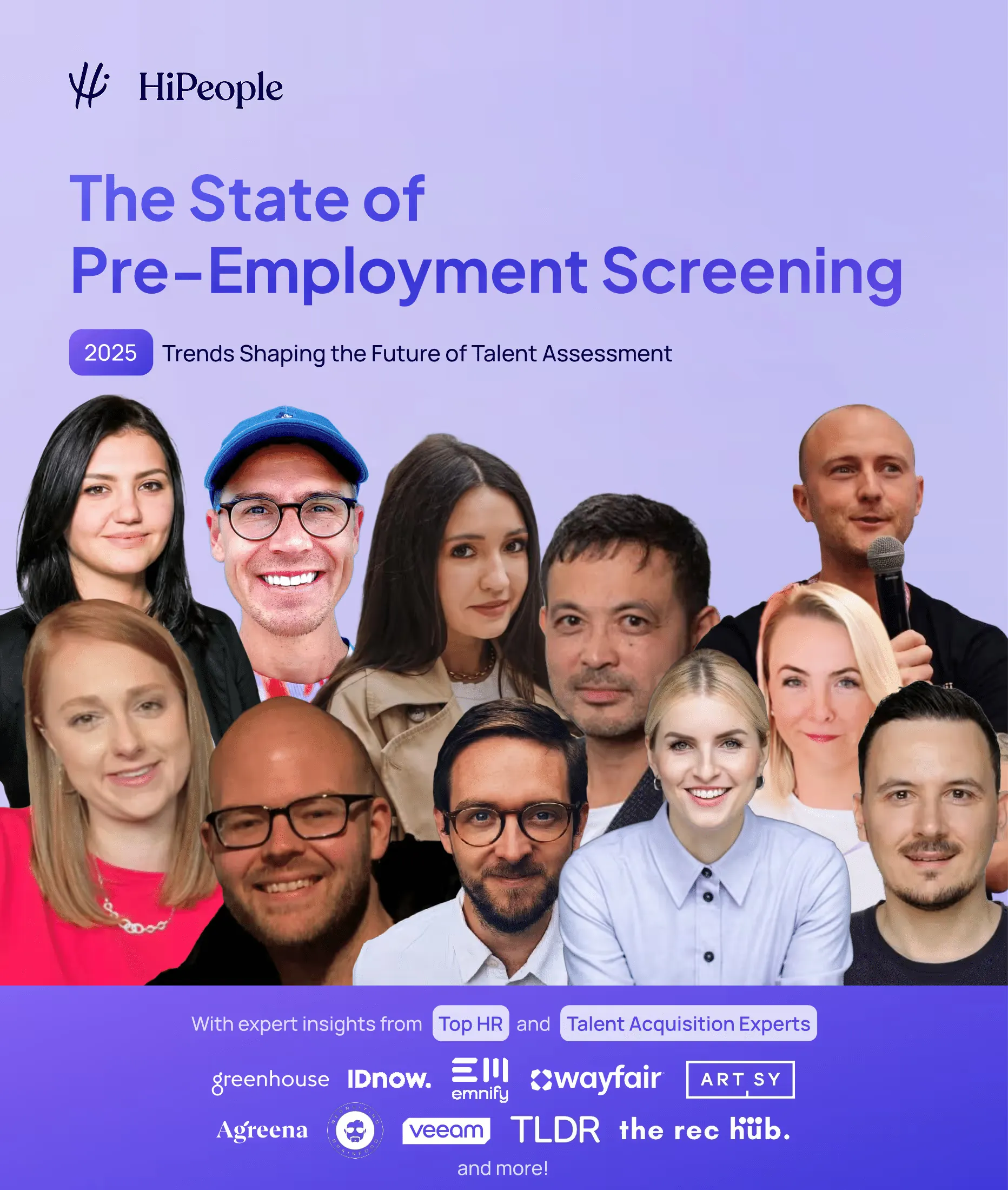 The State of Pre-Employment Screening 2025 report cover.
