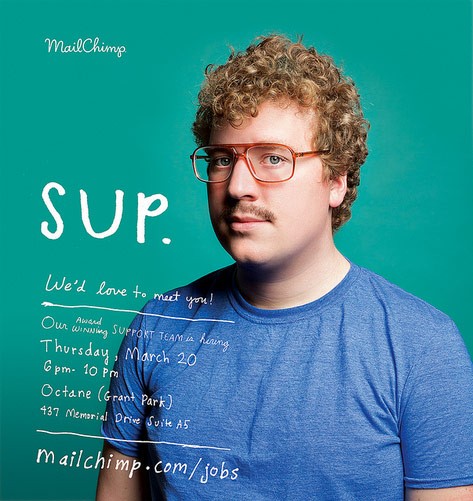 Top Job Advertisements Examples - MailChimp's Napoleon Dynamite-themed job post example