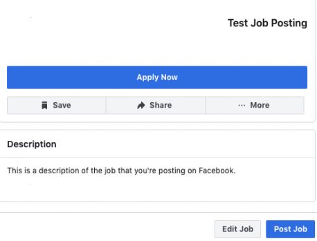 How to Post a Job on Facebook A Step-by-Step Guide - Preview and Publish Facebook Job Posting