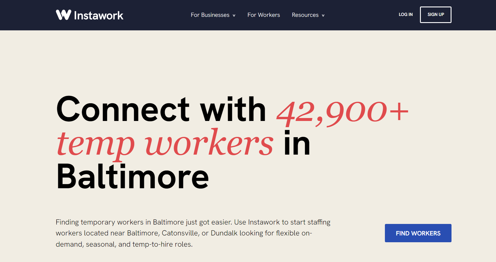 Instawork Baltimore