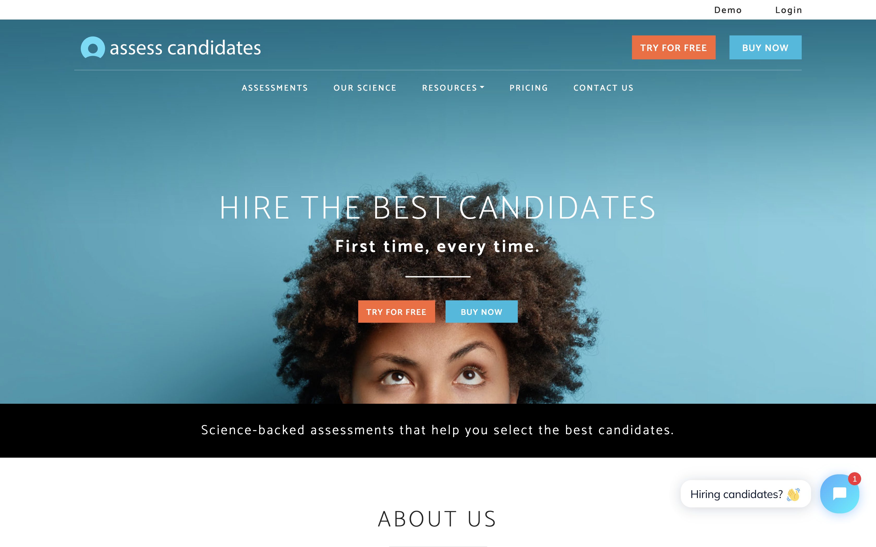 Assess Candidates compared with HiPeople
